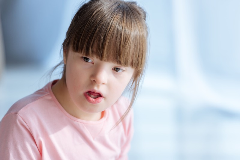 niña con sindrome de down